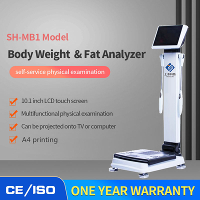 Body Fat Scale Printer Digital Body Composition Analyzer Machine For Gym