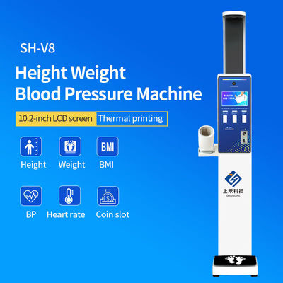 Advanced 10.2 Inch Touch Screen Height Weight Blood Pressure Machine