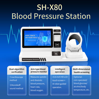 Medical Electronic Blood Pressure Monitor Arm Style for Clinic