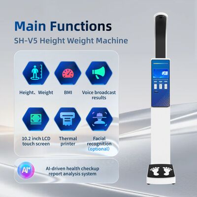 Electronic Human Inbody Digital Height and Weight Scale