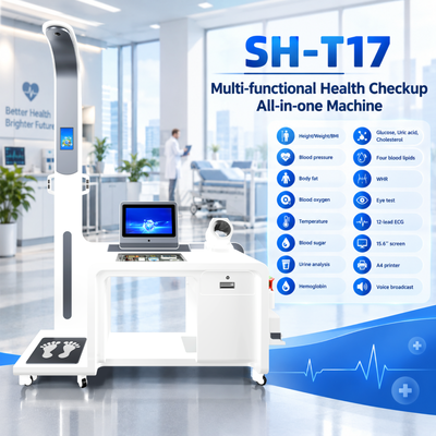 SH-T17 Medical Kiosk Self Service Intelligent Detection Kiosk All-in-One Multifunctional Health Diagnostic