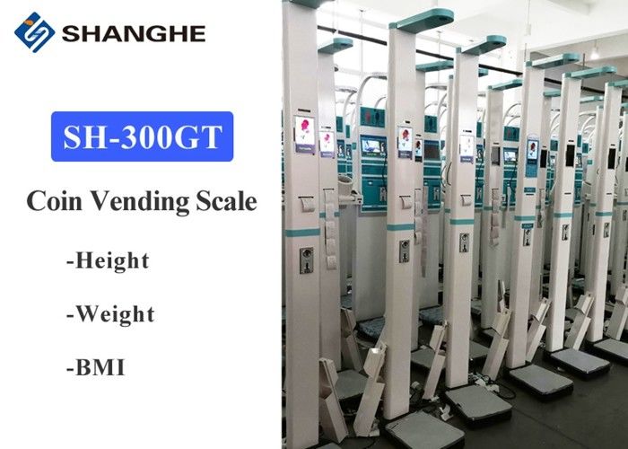 Health Checkup Analyzer Pharmacy Ultrasonic Height And Weight Machine