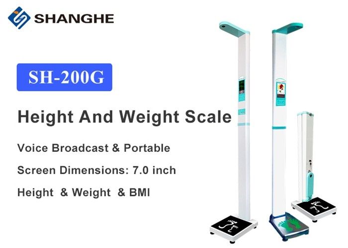 Intelligent Foldable Wifi Medical USB Height Weight BMI Machine